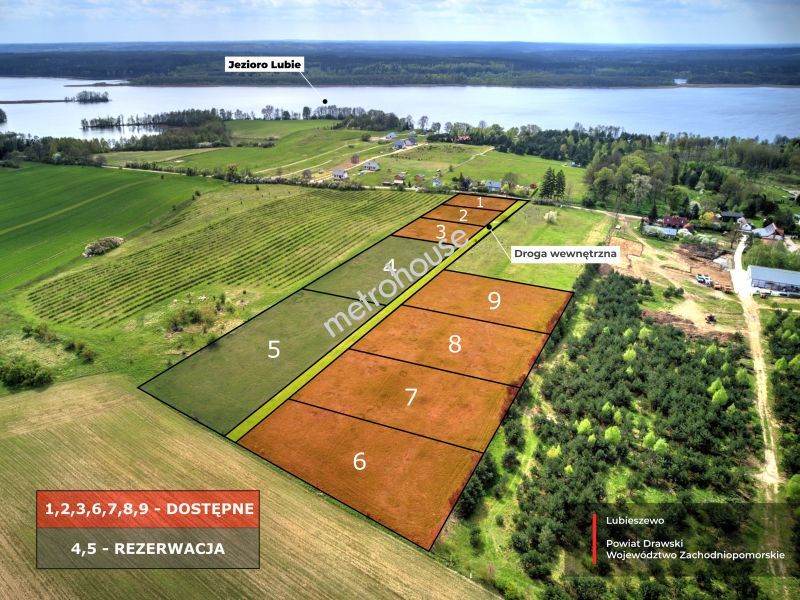 Działka na sprzedaż, Drawski, Lubieszewo