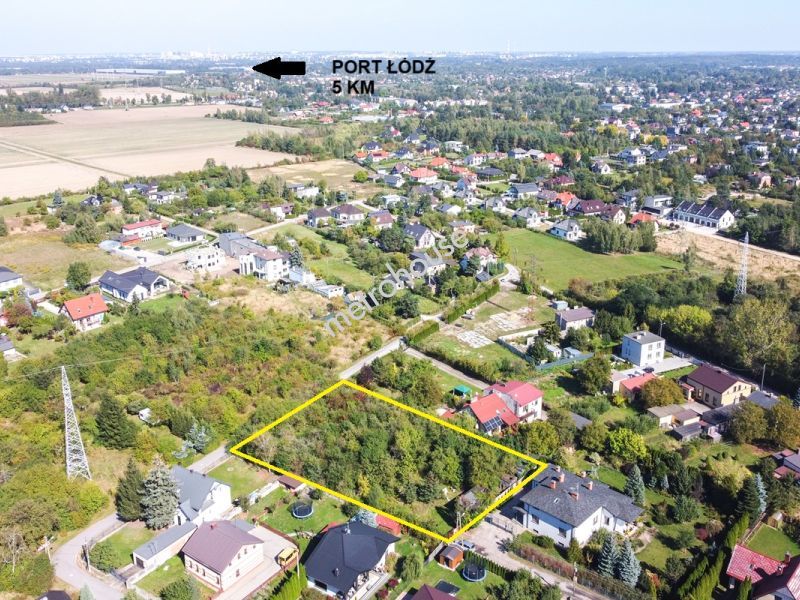 Działka na sprzedaż, Pabianicki, Pabianice, Kręta