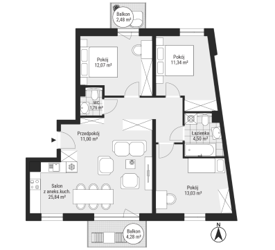 Sprzedaż Mieszkanie Koszutka, Katowice