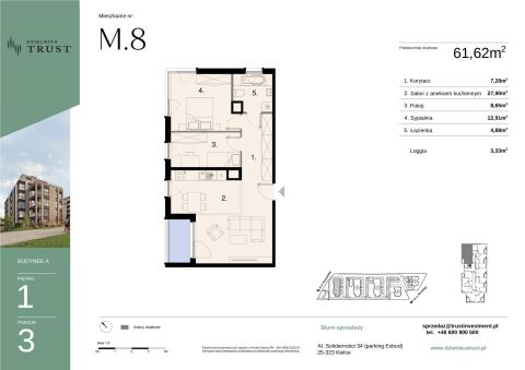 Sprzedaż Mieszkanie Kielce