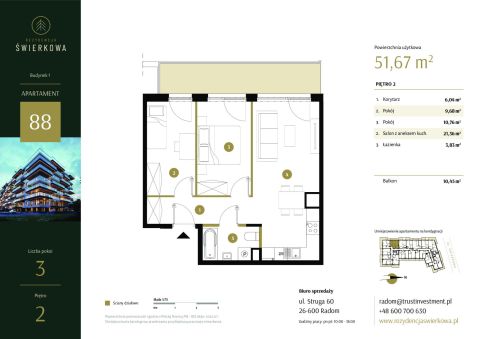 Sprzedaż Mieszkanie Idalin, Radom