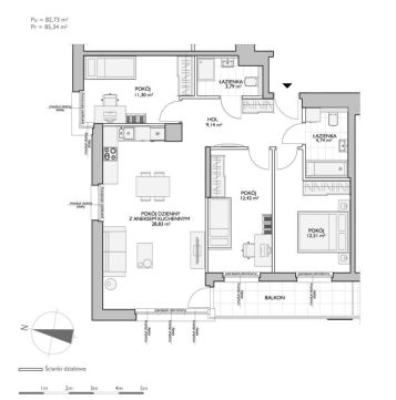 Sprzedaż Mieszkanie Kiełpinek, Gdańsk